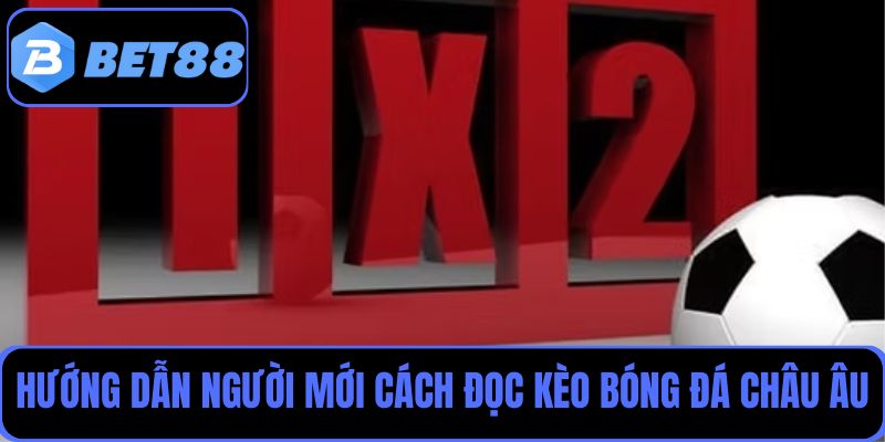 Hướng dẫn người chơi mới cách đọc kèo bóng đá Châu Âu dễ dàng